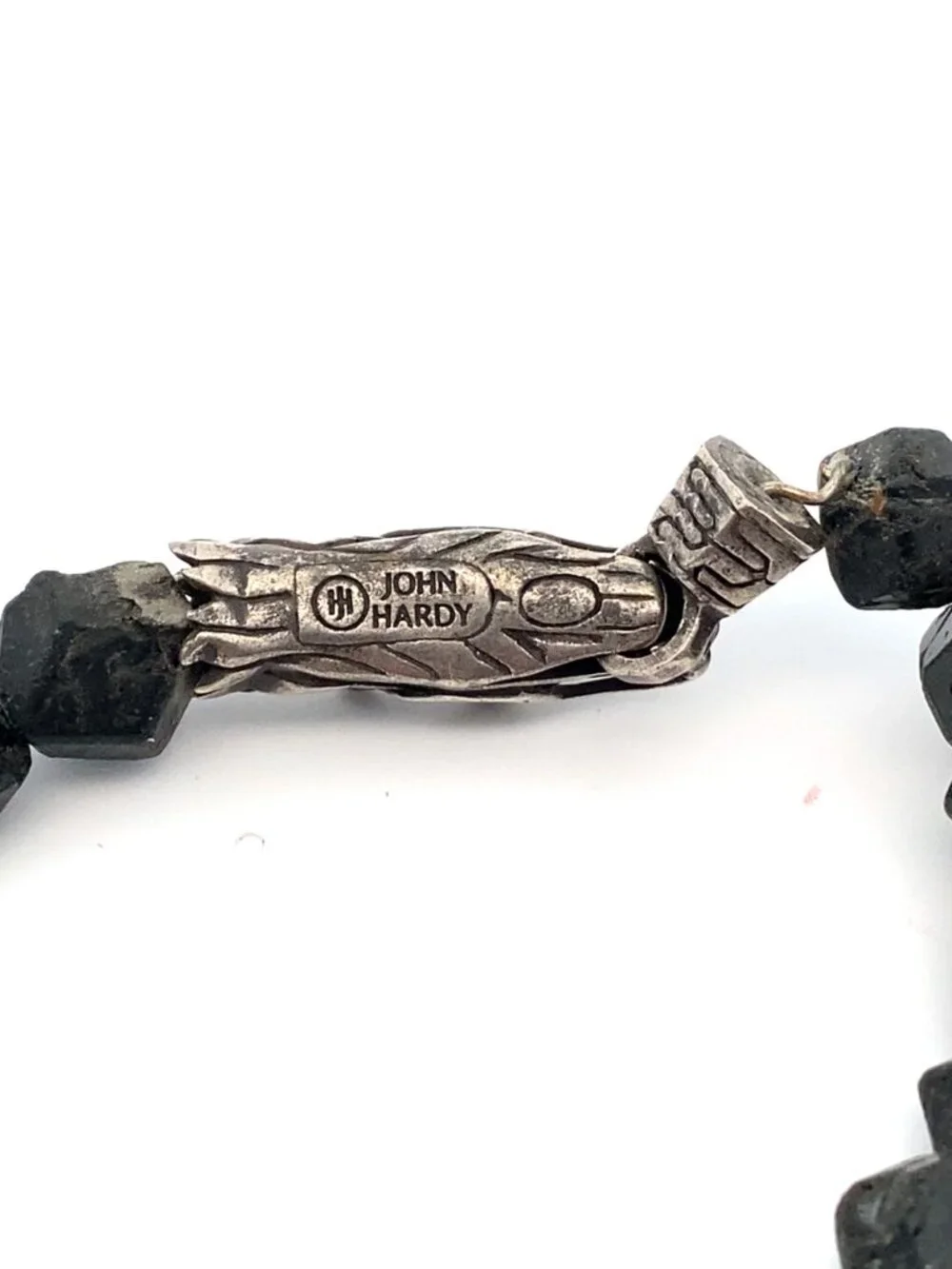 John Hardy Naga Dragon Volcanic Rock Bracelet - 8.75